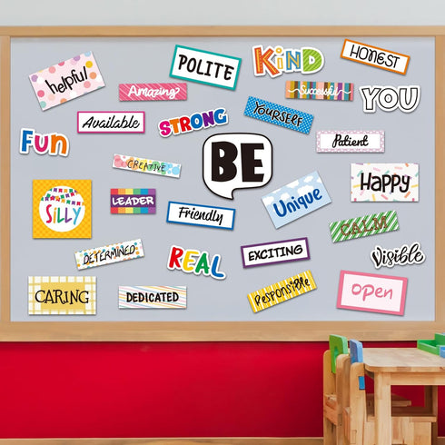 Motivational Classroom Cutouts Inspirational Quotes Bulletin Board Decorations for School Office Home Decor