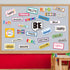 Motivational Classroom Cutouts Inspirational Quotes Bulletin Board Decorations for School Office Home Decor