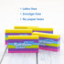 BAZIC Rainbow Erasers, Latex Free, Large Size Block Erasers for Art Drawing, 4/Pack
