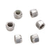 binifiMux 50pcs 1/4-20 Inch 304 1/4" Nylon Inserted Self Locking Nuts - Stainless Steel, Nylock Nuts for Furniture