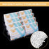 Clear Plastic Business Card Holder, 8 Pocket Acrylic Organizer for Desk, 4 Tier Business Cards Display for Office