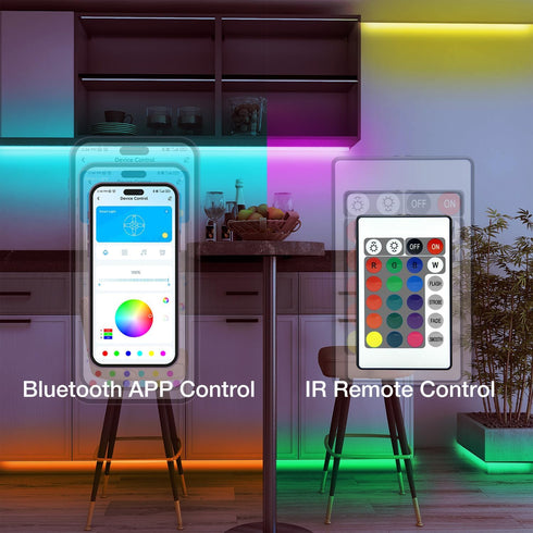 150ft DAYBETTER Smart RGB Led Strip Lights, Led Lights for Bedroom with App Control, Multicolor Changing Led Light