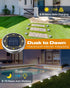 2 Pack 8 IP65 btfarm Solar Lights Outdoor, LED Solar Ground Lights Waterproof Flat Solar Disc Light, Pathway Lights