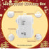 cshare 16.4ft 50LED Christmas String Lights Battery Operated, LED Christmas Lights Outdoor with Tiimer White Wire Mini