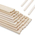 120Pcs Wood Square Dowel Rods 1/4 x 1/4 x 12 inch, Balsa Wood Squares for Crafts and Model Making