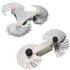 QISF Multi-Purpose 2 Pack Screw Thread Pitch Gauge Tool, Pitch Cutting Gauge Caliper for Measuring
