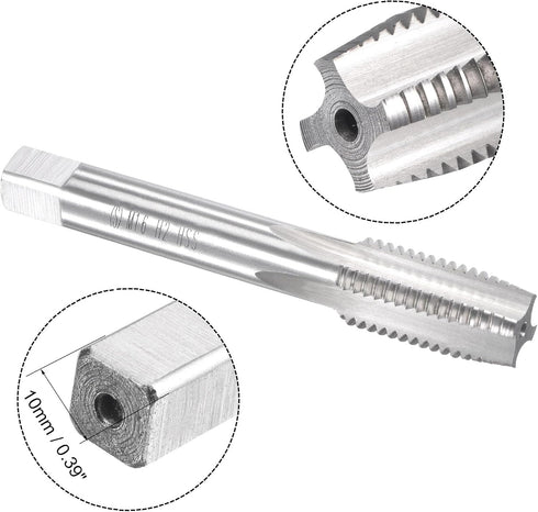 uxcell M16 x 2mm Metric Tap and Die Set, Machine Thread Screw Tap & Die Kit for Nut Screw Bolt Repair