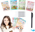 Magic Ink Reusable Copybooks for Kids, Handwriting Workbooks with Template Design Aid (4)