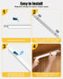12 Inch 5CCT 2-Pack) Under Cabinet Motion Sensor Lighting - Wireless Under Cabinet Lighting, Rechargeable with Magnetic