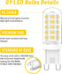 Dimmable G9 Bulbs 3W 4000K (G9 20W 25W 30W AC120V 0-100% Dimming G9 Bulbs 4-Pack Led Neutral White Halogen Equivalent)