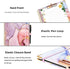Ospelelf Clipboard Folio with Notepad, Letter Size Clipboard Folder with 5 Folders and 10 Pockets, Pink Marble