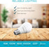LUXRITE A19 LED Light Bulb, 100W Equivalent, 5000K Bright White, 1600 Lumens, E26 Medium Base, Non-Dimmable, 6 Pack