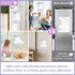 Clever Clean Dry Erase Chores Chart for Kids, Reusable Reward Chart Chart, Non-Magnetic Kids Chore Board Clings to Any Smooth Surfaces, 6 Whiteboard Markers Included (Mermaid) by Clever Clean