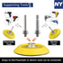 279 Pack 2/3 inch Sanding Discs Pad Kit for Drill, 2Pcs 1/8"&1/4" Shank Backer Plate