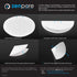 18.5 cm Lab Filter Paper, Standard Qualitative Grade 4 - ZENPORE Fast Flow 185 mm (100 discs)