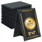 PU Leatherette Table Tents, 12 Pack Double-Sided Menu Holders 5"x 7", A-Frame