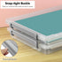 Plastic File Storage Box, 2-Tier Portable Project Case, Document Storage Organizer for A4 File Paper, Certificate,