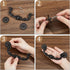 4 Sets 6.5 inch SUPERFINDINGS Vintage Bail Pull Handles Hole Center Antique Drawer Handles Alloy Black Drop Pulls