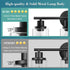 Unicozin 3 E26 Modern Bathroom Light Fixtures, Light Vanity Lights, Black Wall Lamp with Clear Glass for Bathroom