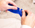 ABRO Blue Masking Tape 48mm x 55M, All Purpose for Temporary Labeling, Easy Tear, Clean Removal, Painters Tape