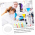 10pcs Laboratory Equipment Watch Glass, Round Glass for Laboratory Experiment, School Glasses Component