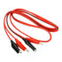 YOKIVE 1 Pair Test Leads, Double-end Alligator Clip Test Wire, Great for Electronic Test Work (Red, Black, 1M)