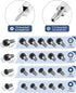 T6 T15 20Pcs Reset, Doorbell Screwdriver Replacement Kits, Double-Ended Torx Video Doorbell Camera Screwdriver