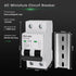 Miniature Circuit Breaker 120V/240V ac circuit breaker 2Pole 32Amp smart circuit breaker DIN Rail Mount for Marine power systems,solar photovoltaic systems(C32A)
