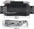 VIPERADE PJ33 Leather Knife Sheaths for Belt, Pocket Knife Holster, Horizontal Leather Knife Holder