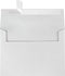 LUXPaper A7 Invitation Envelopes for 5 x 7 Cards in 80 lb. Gray, Printable with Peel and Press Seal, 50 Pack