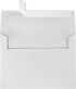 LUXPaper A7 Invitation Envelopes for 5 x 7 Cards in 80 lb. Gray, Printable with Peel and Press Seal, 50 Pack