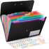 SKYDUE Expanding File Folder - Accordion Organizer with 13 Pockets for A4/Letter Sized Paper