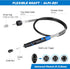 Flexible shaft Rotary Tool Attachment, Keyless Chuck 1/32 (0.8mm) to 1/8 (3.2mm),36 Long Cable, Flexible Flex Shaft with DIY for Engraving Tool, Polishing, Cleaning, Drilling