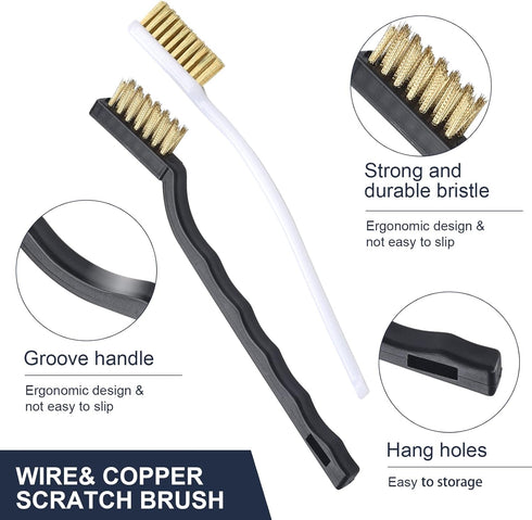 Complete 26-Piece 3D Printer Nozzle Maintenance Kit, Includes 20 Cleaning Pins, 2 Tweezers, 2 Copper Wire Brushes, 2