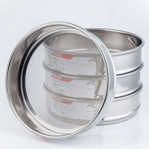 f20×4.5cm 304 Stainless Lab Sieves - Economy Test Sieve 304 Stainless Steel Wire Cloth (24 Mesh)