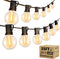 OHLUX Outdoor String Lights, 55FT Shatterproof LED Patio Lights with 26 Dimmable