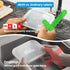 MESS Dissolvable Freezer Labels - 500-Pack Removable Stickers for Containers, Blank Food Storage, 1x2 in