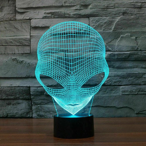 DAGIJIRD 3D Lamp Acrylic 7 Colors Changing USB Bedroom Nightlight Creative Desk Lamp