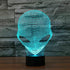 DAGIJIRD 3D Lamp Acrylic 7 Colors Changing USB Bedroom Nightlight Creative Desk Lamp
