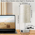 15.75''H 3-Way Dimmable 2 E26 Bulb Table Lamp Touch Control, Small Bedside Lamps with USB Ports & AC Outlet, Nightstand