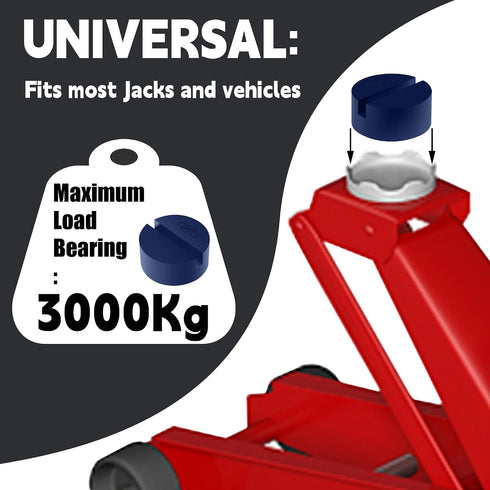 DEDC Pinch 2 Packs, Blue Floor Jack Pad Universal Jack Stand Rubber Protector Car Adapter Oil Change Mush Haves, Change