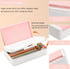 SFLHHDM Pencil Box for Office Supplies Storage Organizer, Double Layer Large Capacity Pencil Boxes, Plastic Crayon Box
