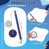 Secure Pen with Adhesive Pen Chain and Security Blue Ink Pen Holder for Home Office Supplies (20 Pieces) by Pasimy