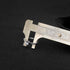 Shuxy Retro Vernier Caliper Mini Brass Sliding Pocket Caliper, Copper Alloy for Measuring Gemstones, 80 mm /3.15"