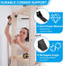 0.83x0.83x0.67, 20 Pack PATIKIL Plastic Corner Braces L-Shape Bracket Right Angle Board Holder Shelf Support with Cover