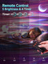 Projector,300+Lighting Bedroom,15 Northern Lights Modes Galaxy Projector for White Noise&Bluetooth Galaxy Projector