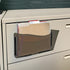 Azar Displays 250045-SMK Plastic Wall Mount File Holder with Magnets, Smoke Colored, 4-Pack