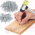 Swpeet 400 Pcs Galvanized Roofing Felt Nails Assortment Kit, Roofing Nails for Shed Roof, Asphalt Shingles