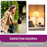 Bulbs 130W Bulbs bulb, 90+CRI, A19 E26 Bulb, 12W 1300LM, 4 Pack Alexa Light Equivalent, Smart Light Directly Works