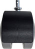 Shepherd Hardware 8748 2-Inch Thermoplastic Twin Wheel Caster, 5-Pack, 75-lb Load Capacity, Grey